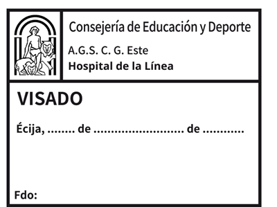 Sello automático Visado Junta Andalucía