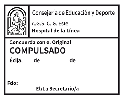 Sello automático Compulsado Junta Andalucía