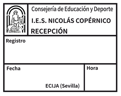 Sello automático Recepción Junta Andalucía